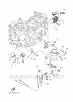 ELECTRISCH 3 voor Yamaha F25D Manual Starter, Tiller Handle, Manual Tilt, Pre-Mixing, Shaft 20