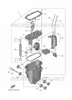 BENZINEPOMP voor Yamaha F25G Electric Starter, Manual Tilt, Remote control, Shaft 20