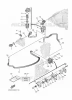 BRANDSTOF SYSTEEM 1 voor Yamaha F25G Electric Starter, Manual Tilt, Remote control, Shaft 20