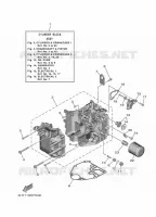 CILINDER / CARTERDELEN 1 voor Yamaha F25G Electric Starter, Manual Tilt, Remote control, Shaft 20