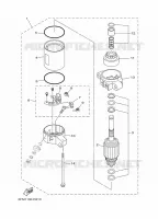 STARTMOTOR voor Yamaha F25G Electric Starter, Manual Tilt, Remote control, Shaft 20