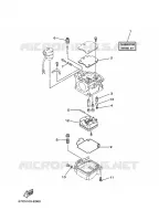 REPARATIESET 2 voor Yamaha F30A Manual Starter, Tiller Handle, Hydro Trim & Tilt, Shaft 20