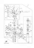 KANTELSYSTEEM MOTOR voor Yamaha F30A 4 Stroke 2001