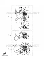 CARBURATEUR voor Yamaha F30A 4 Stroke 2001