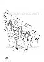 HOUDER 2 voor Yamaha F30A 4 Stroke 2001