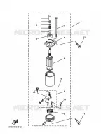 STARTMOTOR voor Yamaha F30A 4 Stroke 2001