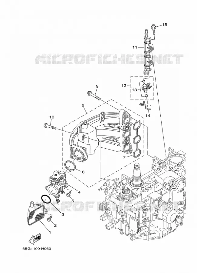 INLAAT 1 Yamaha OUTBOARD ENGINES 30hp (22.1kW) 2012 F30  F30BETL