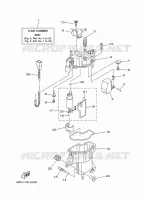 BENZINEPOMP 1 voor Yamaha F30B Electric Starter, Tiller Handle, Hydro Trim & Tilt, Shaft 20
