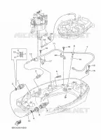 LAGERE ZIJKUIP 2 voor Yamaha F30B Electric Starter, Tiller Handle, Hydro Trim & Tilt, Shaft 20