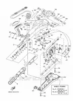 STUUR 1 voor Yamaha F30B Electric Starter, Tiller Handle, Hydro Trim & Tilt, Shaft 20