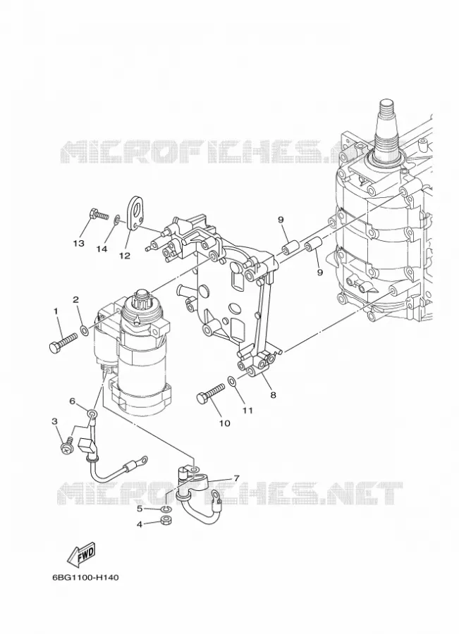 ELECTRISCH 2 Yamaha OUTBOARD ENGINES 30hp (22.1kW) 2009 F30  F30LA-2009