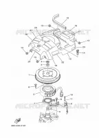 GENERATOR voor Yamaha F30B Electric Starter, Remote Control, Power Trim & Tilt, Shaft 20