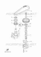 OLIEPOMP voor Yamaha F30B Electric Starter, Remote Control, Power Trim & Tilt, Shaft 20