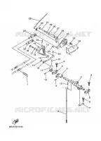 GASBEDIENING voor Yamaha FT25B High Thrust, Electric Starter, Remote Control, Power Trim & Tilt 2002