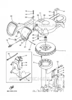 GENERATOR voor Yamaha FT25B High Thrust, Electric Starter, Remote Control, Power Trim & Tilt 2002