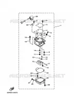 CARBURATEUR voor Yamaha FT25B High Thrust, Electric Starter, Remote Control, Power Trim & Tilt 2002