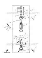 STARTMOTOR voor Yamaha FT25B High Thrust, Electric Starter, Remote Control, Power Trim & Tilt 2002