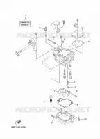 REPARATIESET 2 voor Yamaha FT25F High Thrust, Electric Starter, Power Trim & Tilt, Remote control, Shaft 20