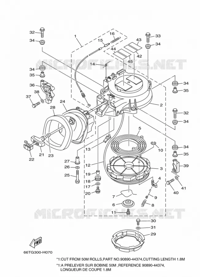 KICKSTART PEDALEN Yamaha OUTBOARD ENGINES 40hp (29.4kW) 2014 40  40XMHL
