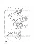 AFSTANDSBEDIENING BESLAG voor Yamaha 40X Manual Starter, Tiller Handle, Manual Tilt, Pre-Mixing, Shaft 20