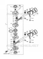KRUKAS / ZUIGER voor Yamaha (E)40X Enduro 2001