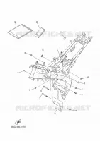 FRAME voor Yamaha MT-125 ABS Ice Fluo 2020