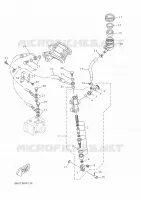 REMPOMP ACHTER voor Yamaha MT-125 ABS Ice Fluo 2020