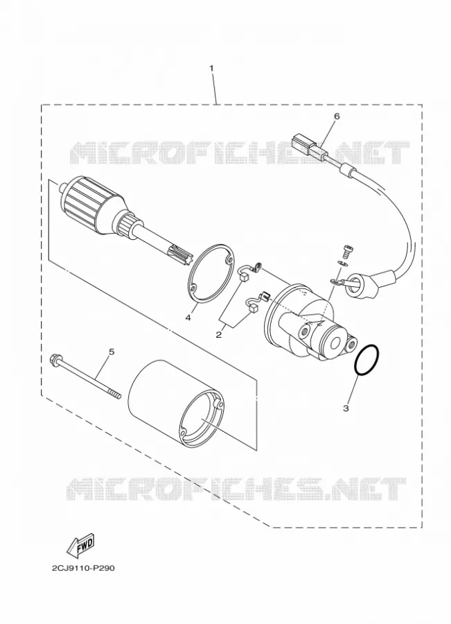 STARTMOTOR Yamaha MOTO 50 2019 TTR  TT-R50E