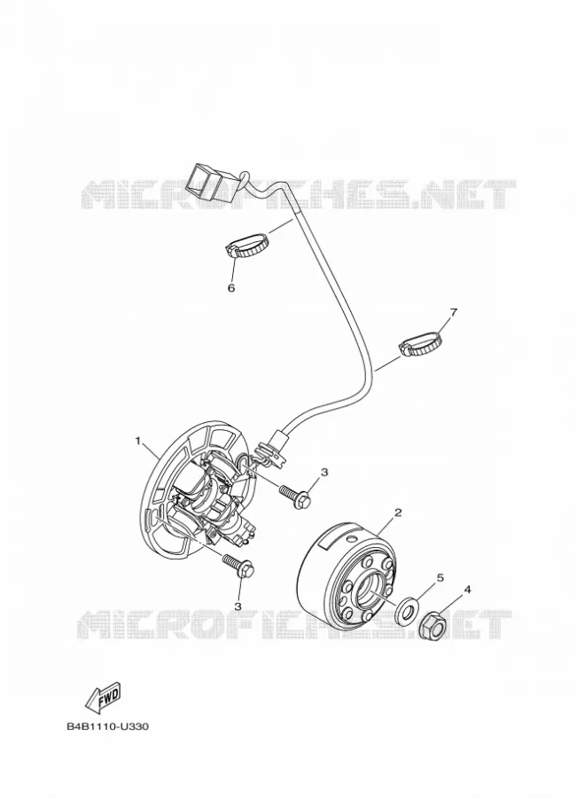 DYNAMO Yamaha MOTO 85 2019 YZ  YZ85LW