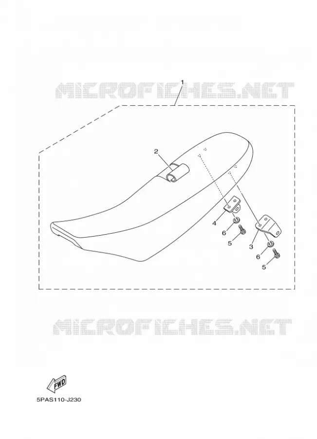 SELLE Yamaha MOTO 85 2019 YZ  YZ85LW