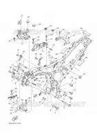 FRAME voor Yamaha TRACER 700 Nimbus Grey 2019