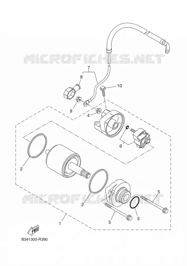 STARTMOTOR Yamaha MOTO 700 2019 TRACER  MTT690-A