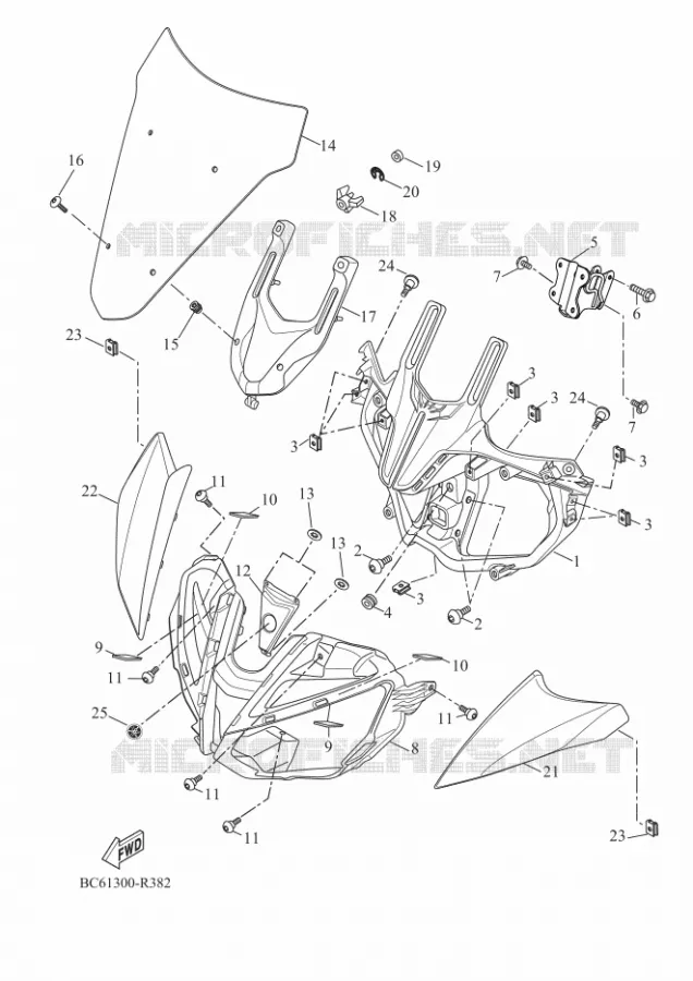 KAP 1 Yamaha MOTO 700 2019 TRACER  MTT690-A
