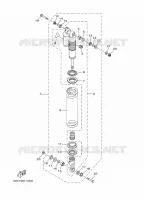 ACHTER SCHOKBREKER voor Yamaha YZ 125 2019