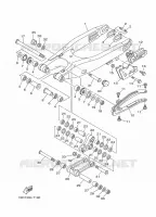 ACHTERBRUG voor Yamaha YZ 125 2019
