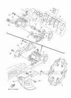 REMKLAUW ACHTER voor Yamaha YZ 125 2019