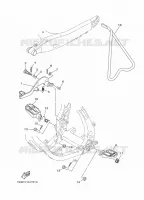 STANDAARD / VOETSTEUN voor Yamaha YZ 125 2019