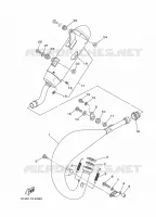 UITLAAT voor Yamaha YZ 125 2019