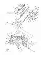 FRAME voor Yamaha TRACER 900 Tech Black 2019