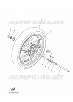 VOORWIEL voor Yamaha TRACER 900 Tech Black 2019