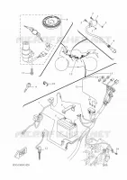 ELECTRISCH 1 voor Yamaha YZF-R125 2019