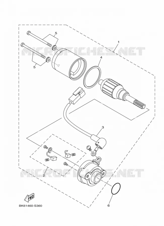 STARTMOTOR Yamaha MOTO 125 2019 R125  YZF125-A