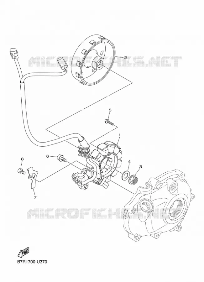 DYNAMO Yamaha MOTO 450 2019 WRF  WR450F