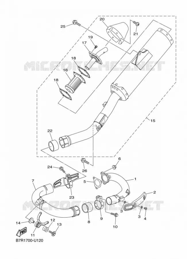 UITLAAT Yamaha MOTO 450 2019 WRF  WR450F