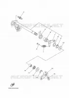 SCHAKEL STANG / PEDAAL voor Yamaha MT-07 ABS 35kW A2 Tech Black 2019