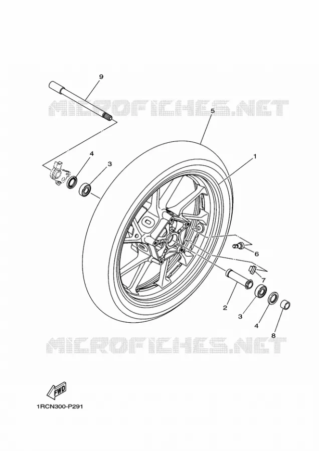 VOORWIEL Yamaha MOTO 900 2019 XSR  MTM850