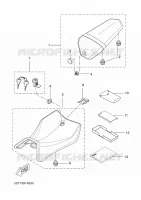 SELLE voor Yamaha MT-125 ABS 2019