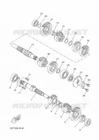 TRANSMISSIE voor Yamaha MT-125 ABS 2019