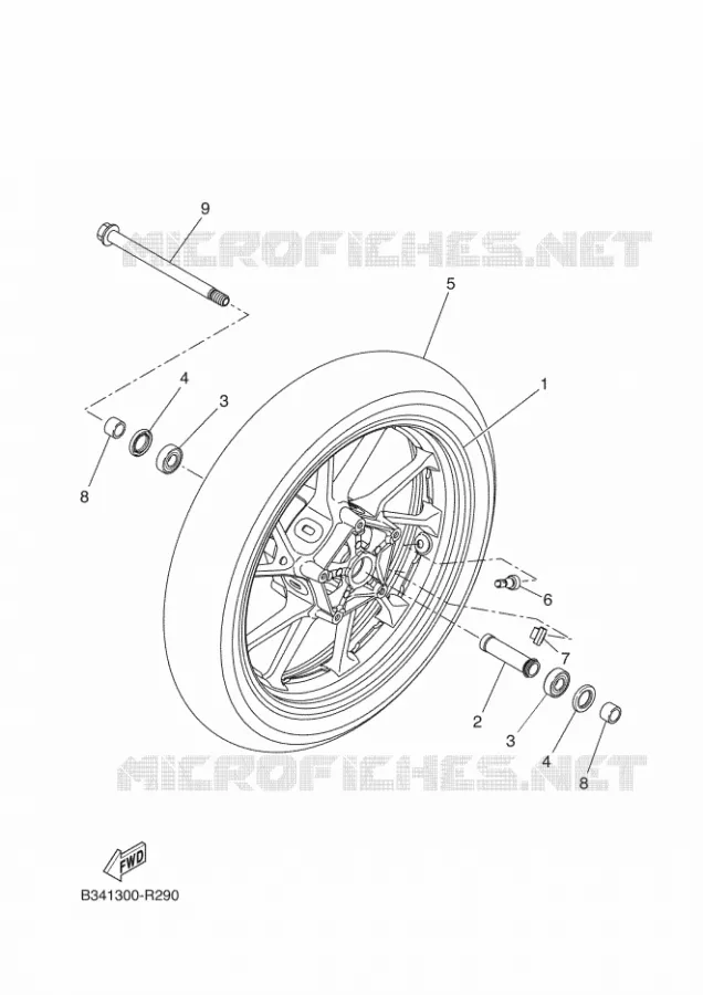 VOORWIEL Yamaha MOTO 700 2019 XSR  MTM690