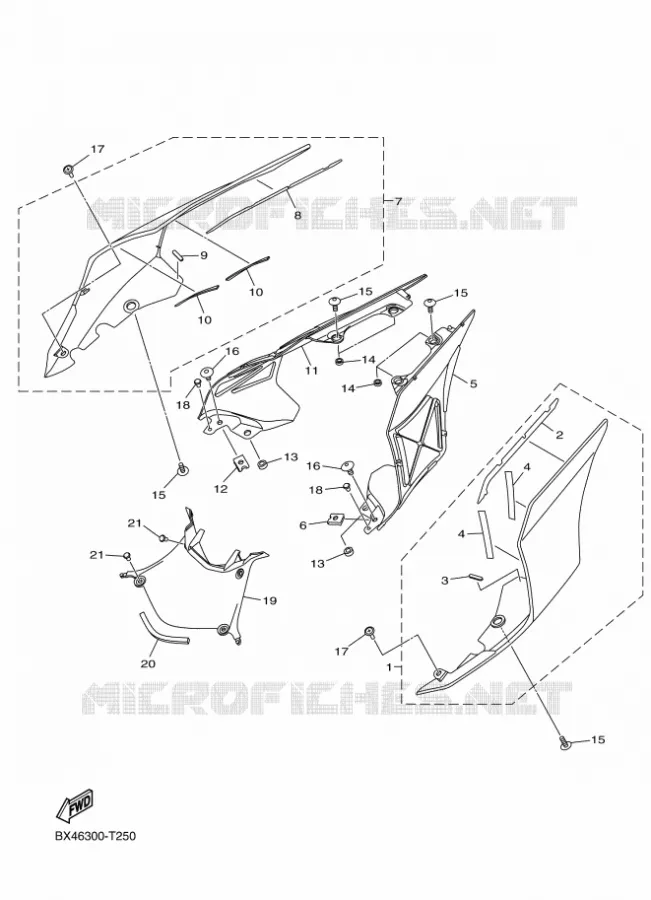 ZIJKUIPDEEL Yamaha MOTO 1000 2019 R1  YZF-R1